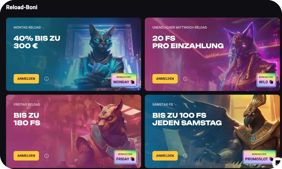 amonbet casino bonus reload